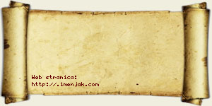 Isak Udovičić vizit kartica